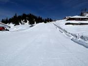 Transportband en oefenpiste bij Trübsee