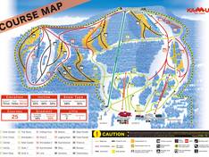 Pistekaart Kamui Ski Links