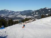 Uitzicht op het bergstation Söllereck