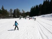 Apart bediende sleeplift B bij Aleko (niet inbegrepen in de normale skipas)