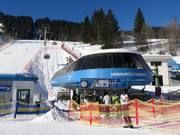 Hornspitz Express I - 4-persoons hogesnelheidsstoeltjeslift (koppelbaar) met kap