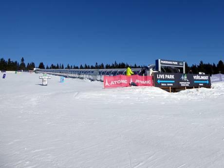 Familieskigebieden regio Königgrätz – Gezinnen en kinderen Černá hora – Janské Lázně