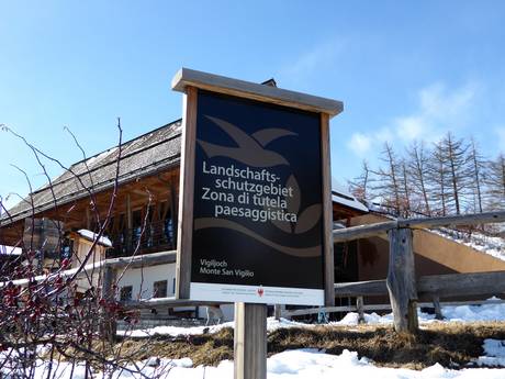 Ortler Skiarena: milieuvriendelijkheid van de skigebieden – Milieuvriendelijkheid Vigiljoch (Monte San Vigilio) – Lana