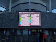 Actuele informatie bij het dalstation in Les Angles