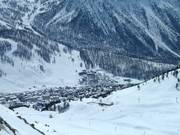 Montgenèvre ligt tussen de pistes