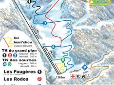 Pistekaart Le Grand Plan – Col du Barioz