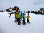 Bij vragen staan er info-gidsen in het skigebied tot uw beschikking.