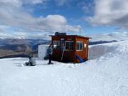 Ice Bar midden in het skigebied