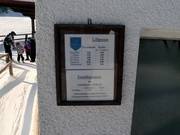 Prijsinformatie bij het dalstation