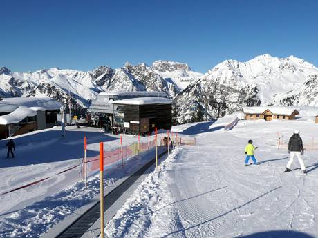 Skigebieden voor beginners in het geldigheidsgebied Meilenweiss – Beginners Sonnenkopf – Klösterle