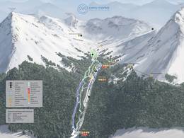 Skigebied Glaciar Martial