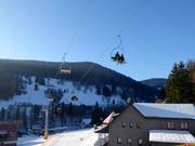 Portášky - 3-persoons vaste stoeltjeslift