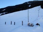 Ski-movie en speedpiste bij de Unterschwarzachbahn