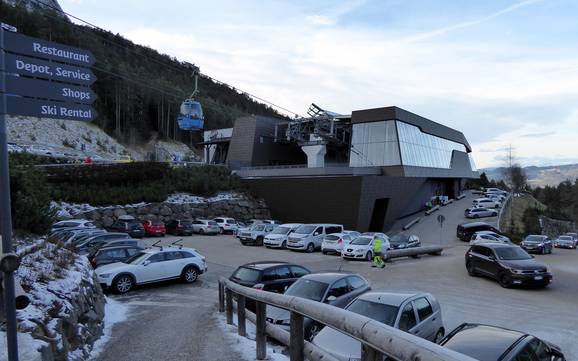 Seiser Alm: bereikbaarheid van en parkeermogelijkheden bij de skigebieden – Bereikbaarheid, parkeren Seiser Alm (Alpe di Siusi)