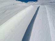 Halfpipe op de Bettmeralp