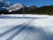 Langlaufloipes onder de Kreuzbergpass