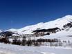 Oberengadin: Grootte van de skigebieden – Grootte Zuoz – Pizzet/Albanas