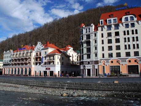 Grote Kaukasus: accomodatieaanbod van de skigebieden – Accommodatieaanbod Rosa Khutor