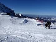 Tubingbaan bij het bergstation
