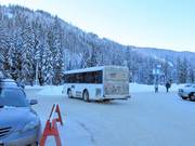 Gratis dorpsbus in Sun Peaks