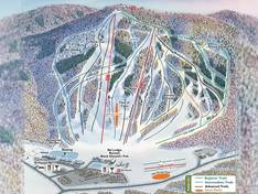 Pistekaart Calabogie Peaks