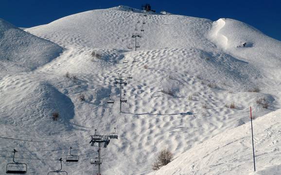Skigebieden voor gevorderden en off-piste skiërs Vallée de la Guisane – Gevorderden, off-piste skiërs Serre Chevalier – Briançon/Chantemerle/Villeneuve-la-Salle/Le Monêtier-les-Bains