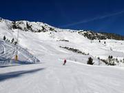 Geolsafdaling met uitzicht op de Onkeljoch