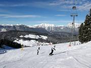 Afdaling bij de Kühtaile-stoeltjeslift