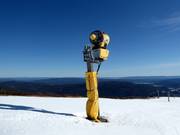 Krachtige sneeuwkanon in het skigebied Norefjell