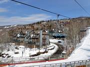 Appartementen bij de Porte du Soleil stoeltjeslift