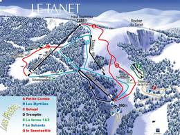 Skigebied Le Tanet