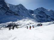 Uitzicht vanaf de Honegg richting Kleine Scheidegg