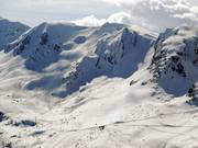 Brede hellingen boven Saint Sorlin d’Arves