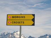 Wegwijzers naar de afzonderlijke plaatsen