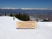 Waarschuwing voor zware piste