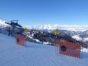 Start van de moeilijke piste Little Grizzly