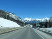 West-Canada: bereikbaarheid van en parkeermogelijkheden bij de skigebieden – Bereikbaarheid, parkeren Mt. Norquay – Banff