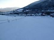 Oefenpiste in het dal