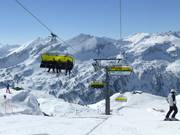 Panoramabahn - 6-persoons hogesnelheidsstoeltjeslift (koppelbaar) met kap en stoelverwarming