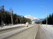 Het controlepunt voor de National Park Pass