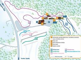 Skigebied Reiņa trase – Kalnzaki