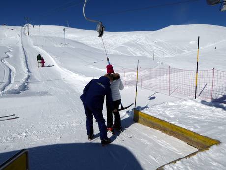 Albula-Alpen: vriendelijkheid van de skigebieden – Vriendelijkheid St. Moritz – Corviglia