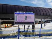 Digitale informatie in het skigebied Perisher