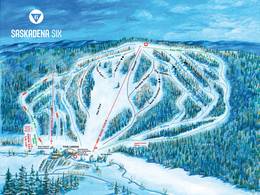 Skigebied Saskadena Six