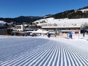 Zeer goede pistepreparatie in het Kinderland