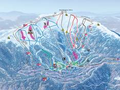 Pistekaart Aillons-Margériaz