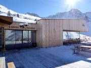 Kanzelrestaurant bij het bergstation van de Kanzelbahn