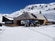 Kanzelrestaurant bij het bergstation van de Kanzelbahn