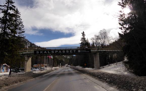 Vemdalen: bereikbaarheid van en parkeermogelijkheden bij de skigebieden – Bereikbaarheid, parkeren Vemdalsskalet