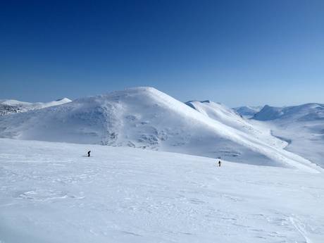 Skigebieden voor gevorderden en off-piste skiërs Norrbotten – Gevorderden, off-piste skiërs Riksgränsen